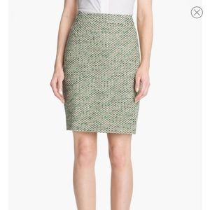 Kate spade Judy tweed green and black skirt